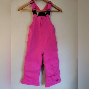 Lands' End Bright Pink Kids Overalls